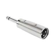 Złącze wt.JACK 6.3-wt.mikr.-męski canon