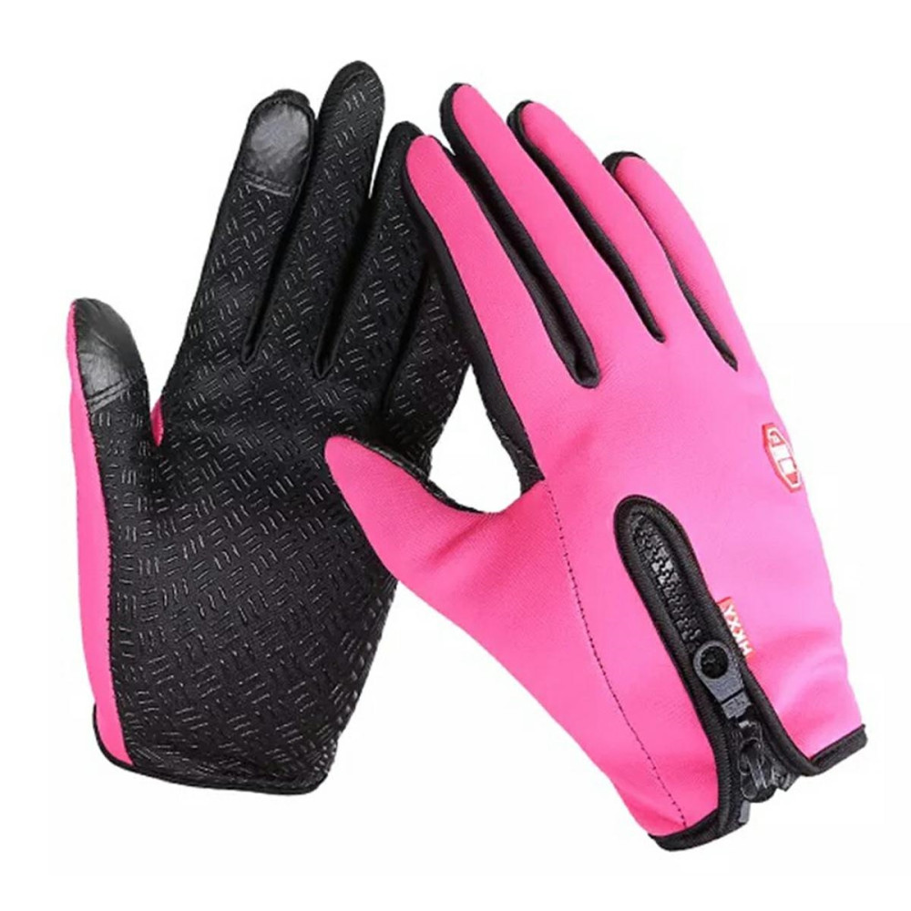 BQ19N Rękawiczki sport m dotyk pink