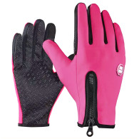 BQ19N Rękawiczki sport m dotyk pink