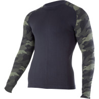 T-shirt termoaktiva kamouflage grön-svart, 's/m', ce, lahti