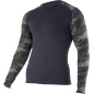 Termoaktiv tröja i kamouflagegrön-svart, '2xl/3xl', CE, Lahti