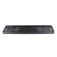 Nummerskyltsram i svart matt metall LPF 003 AMIO-02067.