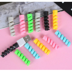 AG380E Laddarkabelskydd grå