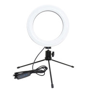 ZD67B Lampa pierścieniowa 16cm led staty