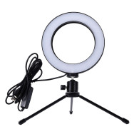 ZD67B LED-ringlampa 16 cm stativ