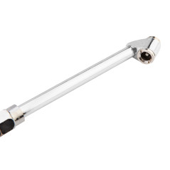 Pump med manometer med 63 mm, lång spets