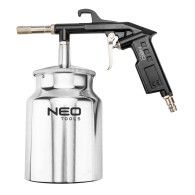 Sandblästerpistol med 1 liters behållare.