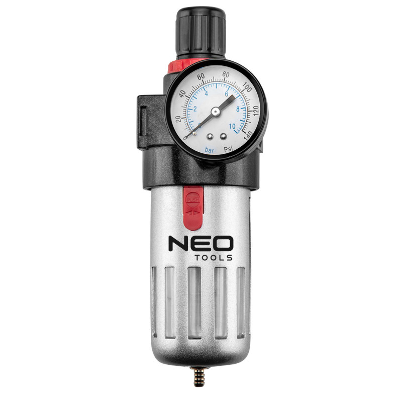 Filteravvattning 1/2 ', med tryckregulator, metallhölje