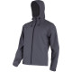Kurtka softshell z kapt. szara, 'l', ce, lahti