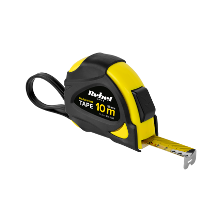 Hopvikbar stålmåttband 10m 25mm