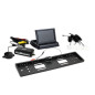 Parkeringssensorset TFT02 4,3' med HD-kamera HD-402-LED 4 vita sensorer
