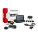 Parkeringsensorsats TFT02 4,3' med HD-kamera HD-305-LED 4 svarta sensorer 'gold'