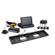 Parksensorset TFT02 4,3' med kamera HD-402-LED 4 svarta sensorer 'gold'