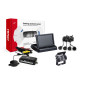 Parksensorset TFT02 4,3' med HD-kamera HD-501-IR 4 svarta sensorer 'gold'