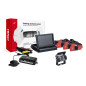 Parkeringssensorset TFT02 4,3' med HD-501-IR kamera 4 svarta inre sensorer