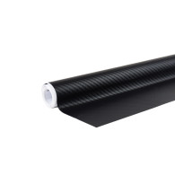Folia karbonowa carbon 3d czarna 30cm x 150cm amio-02598