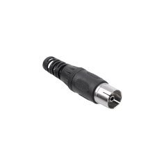 TV-antennuttag på lång svart kabel från Cabletech