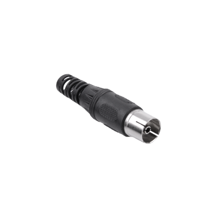 TV-antennuttag på lång svart kabel från Cabletech