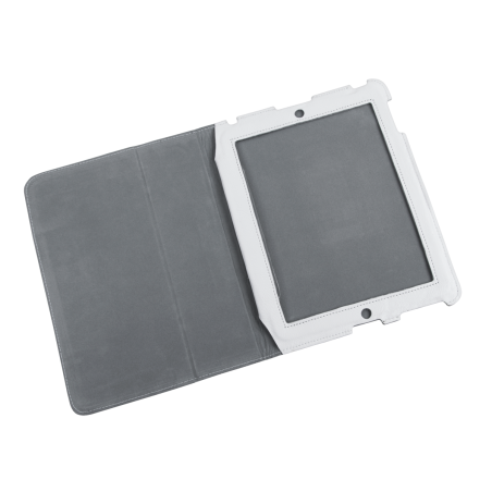 Fodral dedikerad till Apple iPad 2 i naturligt vitt läder
