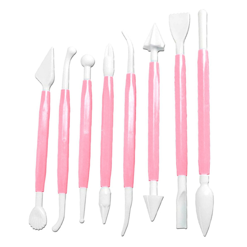 AG406L Kakelspadar för dekoration av bakverk 8 st