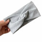 BQ47D Hårband 9x23cm grå
