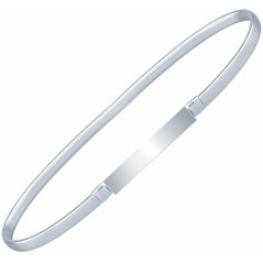 BQ53B Elastiskt band 70cm silver