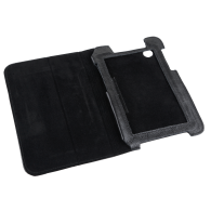 Fodral i svart färg dedikerad till Samsung Galaxy Tab P3100 (naturligt läder)