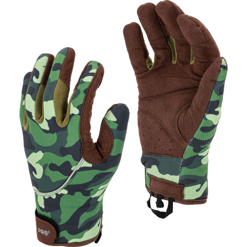 Handskar verkstad camo l281309p, kort, '9', ce, Lahti