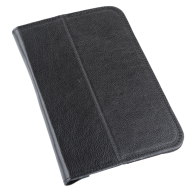Fodral i svart färg dedikerad till Samsung Galaxy Tab P3100 (naturligt läder)