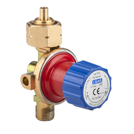 Gasregulator med tryckregulator. (max 4 bar, 8 kg/h) | HandlaSmidigt.se