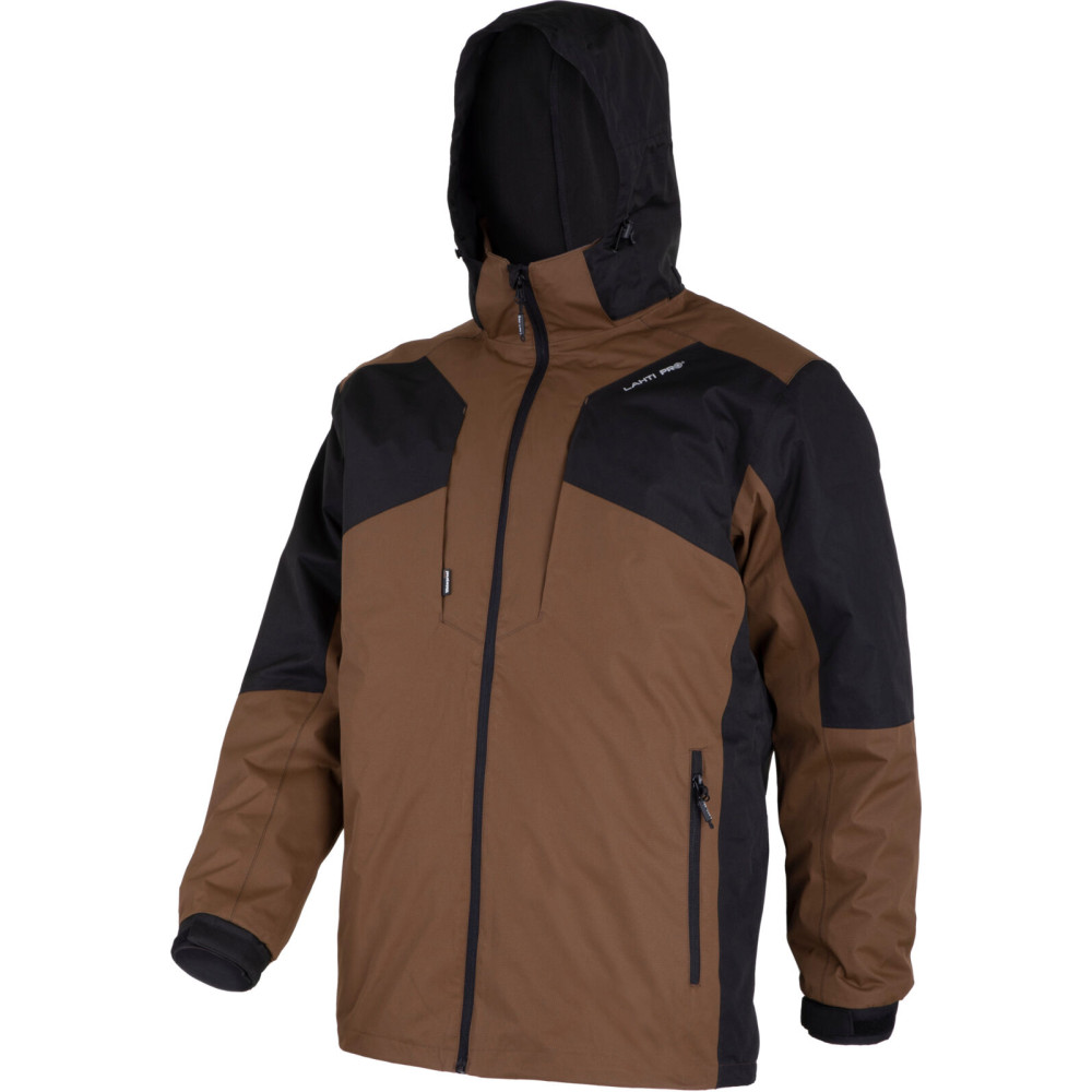 Jacka 3-i-1 med avtagbart foder brun-svart, '2xl', ce, lahti Jacka 3-i-1 med avtagbart foder brun-svart, '2xl', ce, lahti