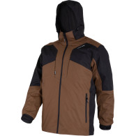 Jacka 3-i-1 med avtagbar foder brun-svart, '3xl', ce, Lahti
