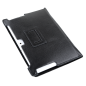 Fodral i svart färg, dedikerad till Samsung Galaxy Tab P5100 (naturligt läder)