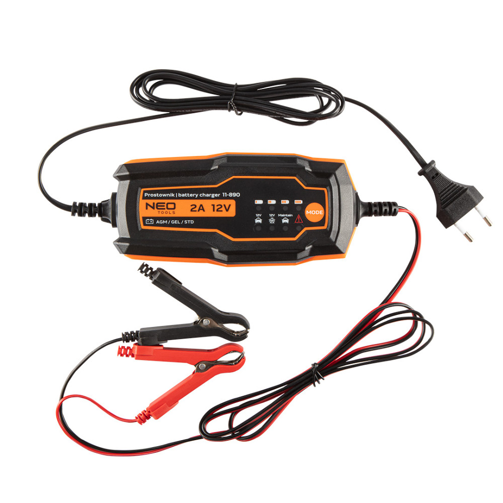 Automatisk batteriladdare 2A/35W, 4-60Ah, för blybatterier / AGM / GEL Automatisk batteriladdare 2A/35W, 4-60Ah, för blybatterier / AGM / GEL