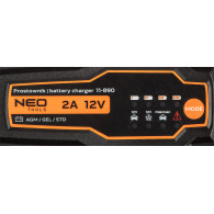 Prostownik automatyczny 2A/35W, 4-60Ah, do akumulatorów kwasowych / AGM / GEL