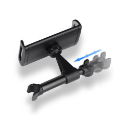 Bilhållare för surfplatta och telefon till bilen från Maclean, monteras på nackstödet, universell MC-894.