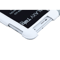 Fodral i vitt, dedikerat till Samsung Galaxy Tab P3100 (äkta läder)