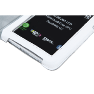 Fodral i vitt, dedikerat till Samsung Galaxy Tab P3100 (äkta läder)