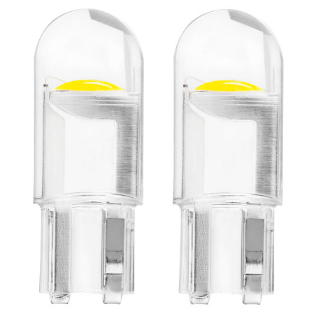 LED-lampor standard T10 W5W COB HPC 12V klar vit amio-02645