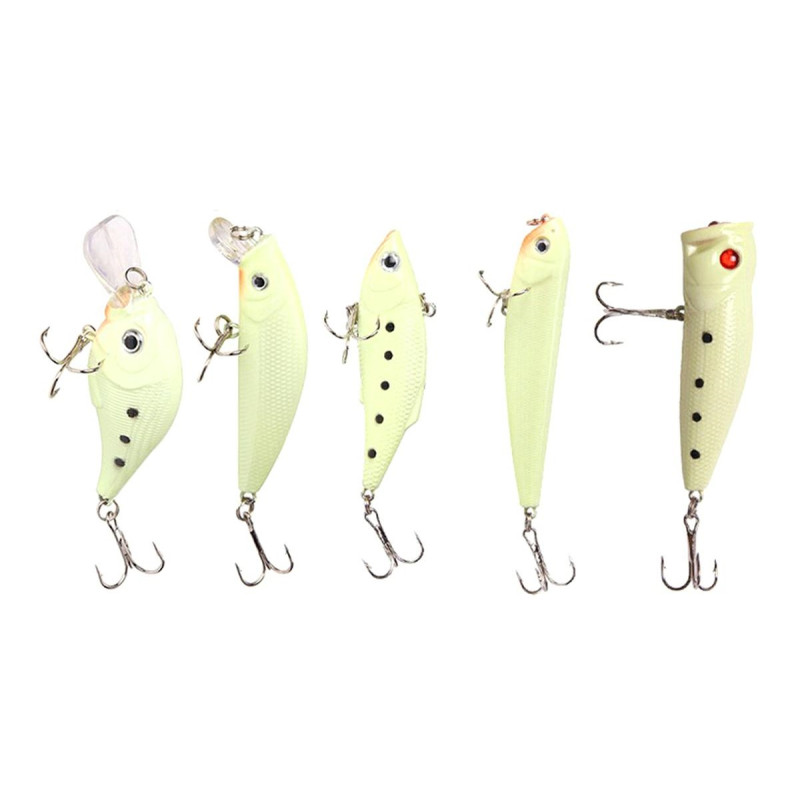 AG103C Fluorescerande wobblers 5 stycken