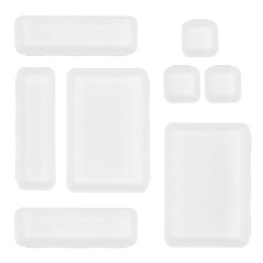 AG641C Modulär organisatör 8st vit