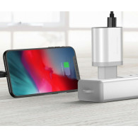 PLP37F Ładowarka siec. usb quick 18w bia