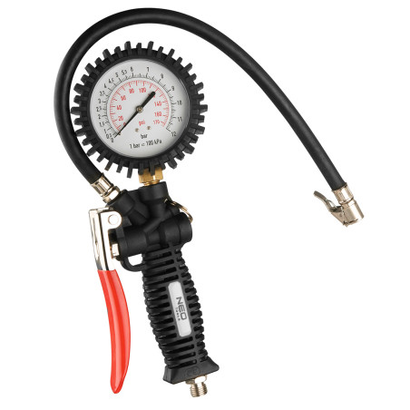 Pump med manometer med en diameter på 80 mm. | HandlaSmidigt.se