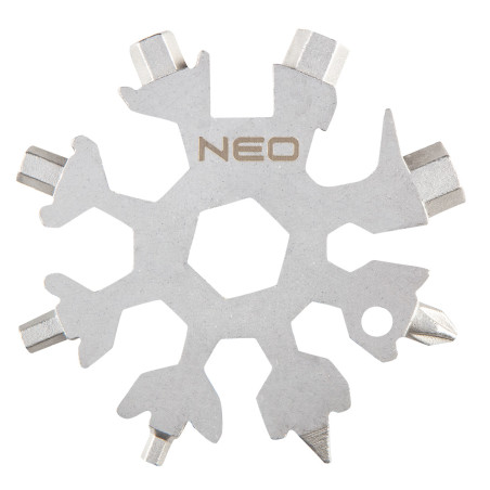 Multiverktyg snöflinga 19 i 1, 2 st.