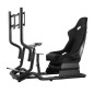 Stativ med racingsits för NanoRS-ratt, max 130 kg, max 50 grader, RS702.