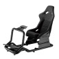 Stativ med racingsits för NanoRS-ratt, max 130 kg, max 50 grader, RS702.