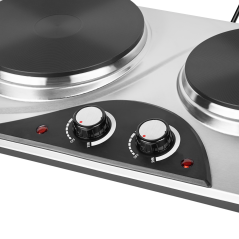 Bärbar dubbel elektrisk spis 2500W