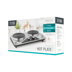 Bärbar dubbel elektrisk spis 2500W