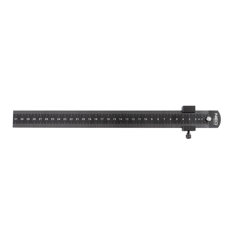 Linjal med stopp, 30 cm