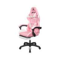 Spelstol Kruger&Matz GX-150 Vit-rosa